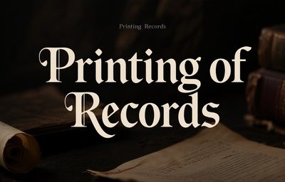 Printing of Records